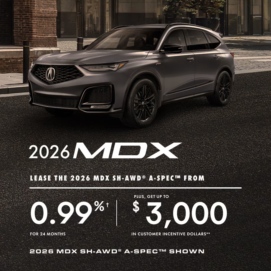 2026 MDX June Offer at Acura Sherway