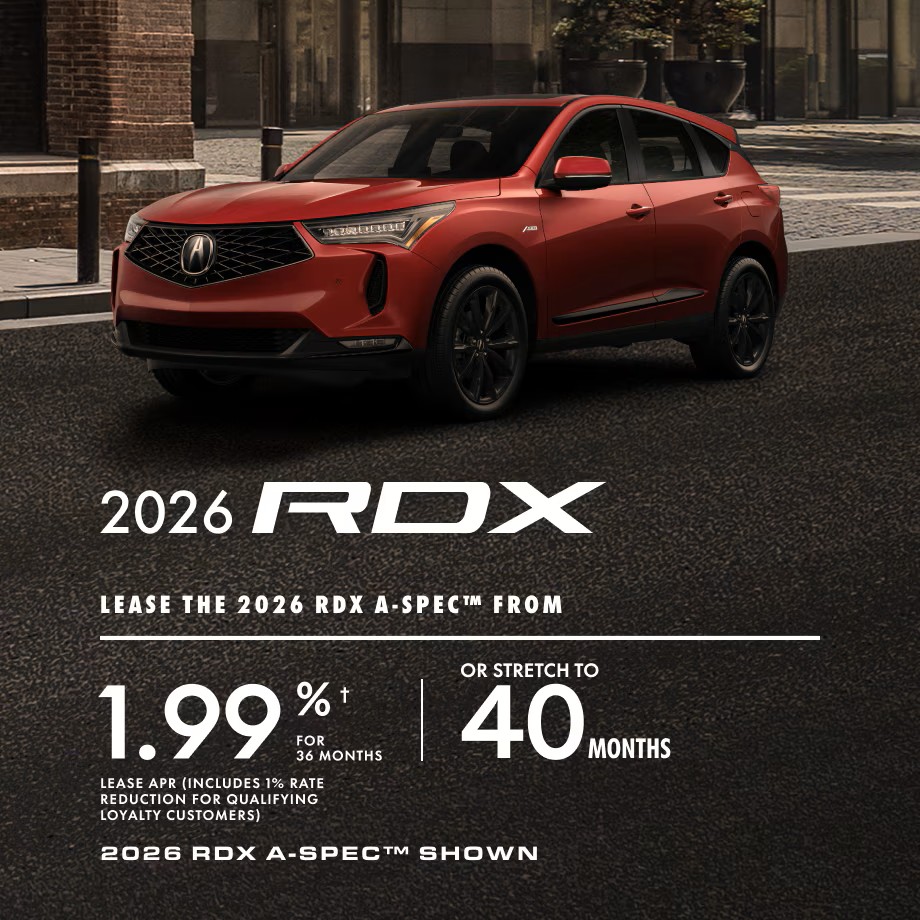 2026 RDX June Offer at Acura Sherway